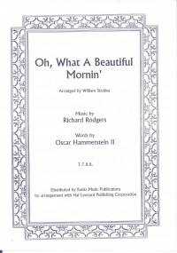 Oh What A Beautiful Mornin Rodgers/hamm Ttbb Sheet Music Songbook