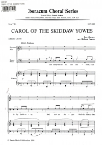 Carol Of The Skiddaw Yowes Gurney/graves Satb Sheet Music Songbook