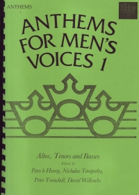 Anthems For Mens Voices 1 Altos Tenors & Basses Sheet Music Songbook