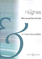 She Moved Thro The Fair Hughes Ssaa A Cappella Sheet Music Songbook