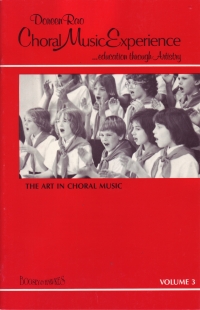 Rao The Art In Choral Music Cme Vol 3 Sheet Music Songbook