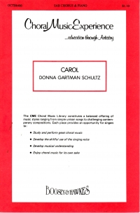 Carol Schultz Sab Sheet Music Songbook