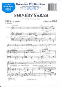 Shivery Sarah Nelson Unison Sheet Music Songbook