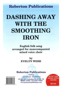 Dashing Away With The Smoothing Iron Satb Webb Sheet Music Songbook