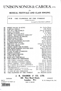 Flowers Of The Forest Lawson Unison Sheet Music Songbook