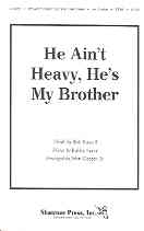 He Aint Heavy Hes My Brother Hollies Ttbb Sheet Music Songbook