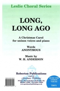 Long Long Ago Unison Anderson Sheet Music Songbook