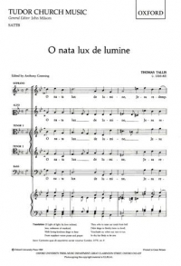 O Nata Lux De Lumine S A T T B Tallis Sheet Music Songbook