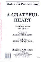 Grateful Heart Plumstead Unison Sheet Music Songbook