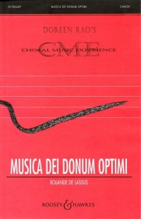 Musica Dei Donum Optimi Lassus Canon Ssss Sheet Music Songbook