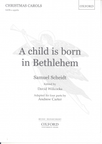 Child Is Born In Bethlehem Scheidt Satb Sheet Music Songbook