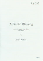 Gaelic Blessing Rutter Ssa Sheet Music Songbook