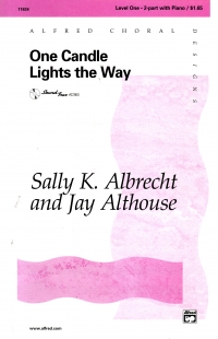 One Candle Lights The Way Albrecht 2pt Sheet Music Songbook