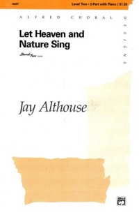 Let Heaven And Nature Sing Althouse 2part Sheet Music Songbook