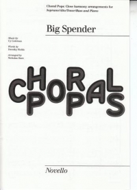 Big Spender Satb (choral Pops) Arr Hare Sheet Music Songbook