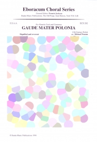 Gaude Mater Polonia Neaum Ssaa Sheet Music Songbook