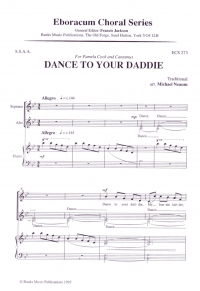 Dance To Your Daddie Neaum Ssaa Sheet Music Songbook