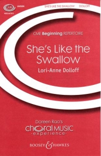 Shes Like The Swallow (opt Flute) (dolloff) Sheet Music Songbook