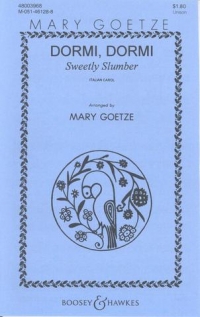 Dormi Dormi Goetze Unison Sheet Music Songbook