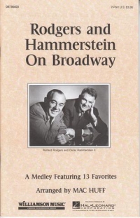 On Broadway Rodgers & Hammerstein 2pt Sheet Music Songbook