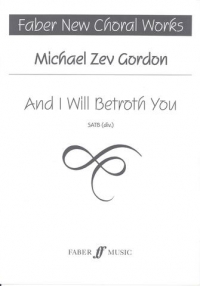 And I Will Betroth You Gordon Satb Sheet Music Songbook