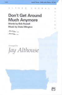 Dont Get Around Much Anymore Althouse Sab Sheet Music Songbook