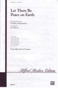 Let There Be Peace On Earth Althouse Ssa Sheet Music Songbook