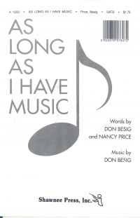 As Long As I Have Music Satb Sheet Music Songbook