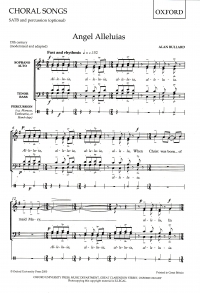 Angel Alleluias Satb Bullard Sheet Music Songbook