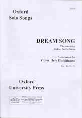 Dream Song Unison Hely Hutchinson Sheet Music Songbook