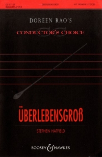 Uberlebengross Hatfield Ssaa & Percussion Sheet Music Songbook