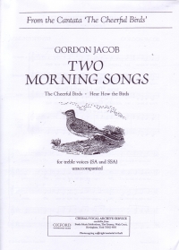 Two Morning Songs Jacob Sa/ssa Unaccompanied Sheet Music Songbook