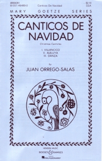 Canticos De Navidad Orrego-salas Ssa Sheet Music Songbook