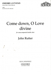 Come Down O Love Divine Rutter Ssaattbb Sheet Music Songbook