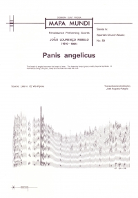 Panis Angelicus Rebelo Ssaattb Sheet Music Songbook