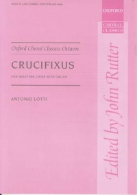 Crucifixus Lotti/rutter Ssaattbb Sheet Music Songbook