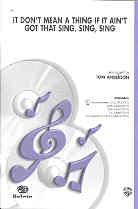 It Dont Mean A Thing Ellington/anderson Sa Sheet Music Songbook