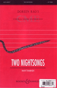 Two Nightsongs Raminsh Ssaa & Piano (opt Flute) Sheet Music Songbook