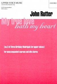 My True Love Ssaa Rutter Sheet Music Songbook