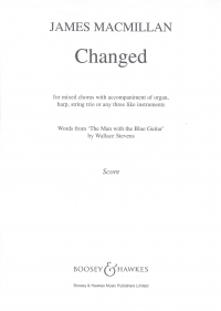 Changed Macmillan Satb Sheet Music Songbook