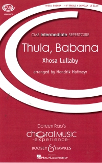 Thula, Babana Hofmeyr Ssaa Sheet Music Songbook