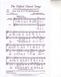 How Far Is It To Bethlehem Willcocks Saa Sheet Music Songbook