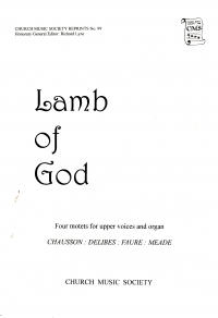 Lamb Of God Lyne Upper Voices & Organ Sheet Music Songbook