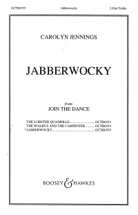 Jabberwocky Jennings Ssa & Piano Sheet Music Songbook