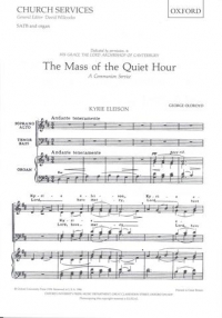 Communion Service Mass Of The Quiet Hour Oldroyd Sheet Music Songbook