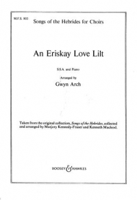 Eriskay Love Lilt Kennedy-fraser Ssa Sheet Music Songbook