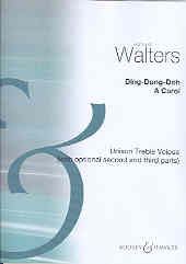 Ding Dong Doh Walters Unison Treble Voices Sheet Music Songbook