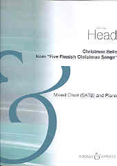 Christmas Bells Head Satb Sheet Music Songbook