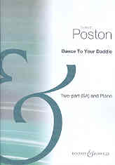 Dance To Your Daddie Poston Sa Sheet Music Songbook