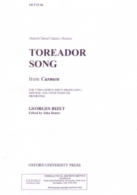 Toreador Song Ttbb Bizet Rutter Sheet Music Songbook